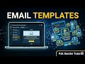 #4 Design Email Template or Add HTML Template On Pak Sender || Bulk Email & Sms Marketing Website