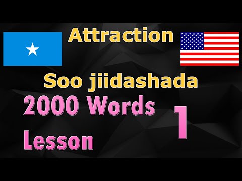 2000 Words Lesson 1 - English - Somali