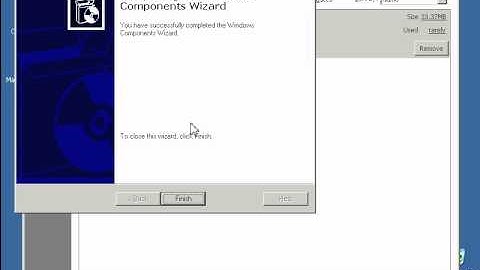 Installing WINS on Windows Server 2003.avi