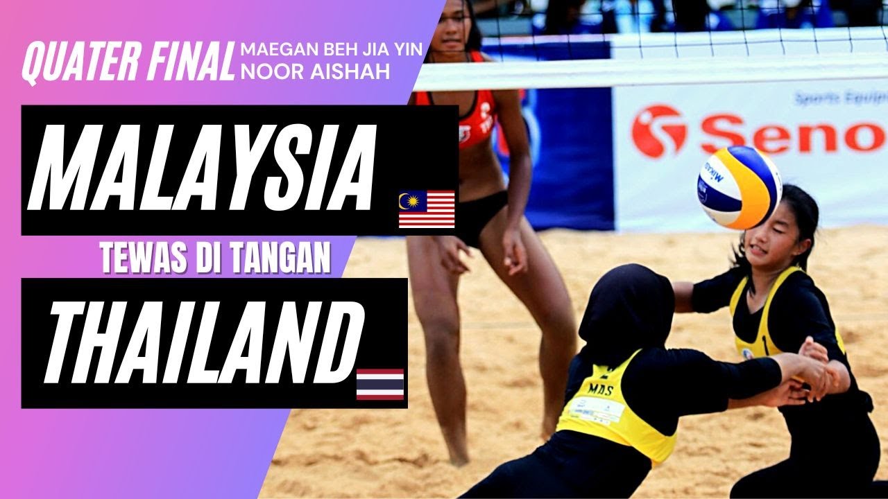 [🔴LIVE] AVC U19 BEACH VOLLEYBALL CHAMPIONSHIPS 2022 QF WOMEN MALAYSIA