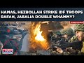 IDF Face Dual Threat| Hamas Hits IDF Tanks In Jabalia| Hezbollah Strikes With Missiles From Lebanon