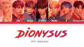 BTS (방탄소년단) - Dionysus (Color Coded Lyrics Eng/Rom/Han/가사)