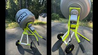 #RYOBI @RYOBITOOLSUSA Cement Mixer Unpacking
