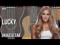 SUPER EASY Ukulele Tab: How to play Lucky  by Colbie Caillat ft Jason Mraz