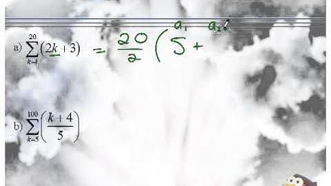 Partial Sums in Sigma Notation