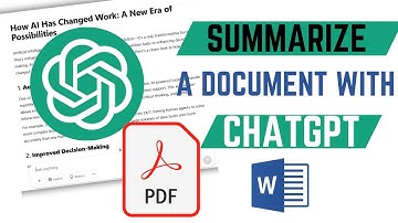 How To Summarize Document Using ChatGPT