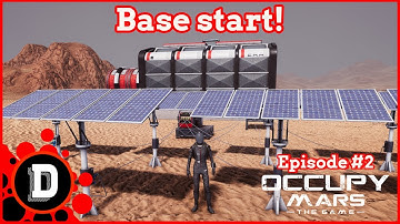 Getting a start on my new MARTIAN BASE! [S3 E2] Occupy Mars: The Game