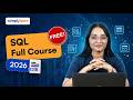 SQL Full Course 2026 [FREE] | Advanced SQL Course 2026 | SQL Tutorial For Beginners | Simplilearn