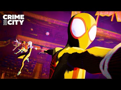 Spider Crew Vs Spot Spider Man Across The Spider Verse 2023