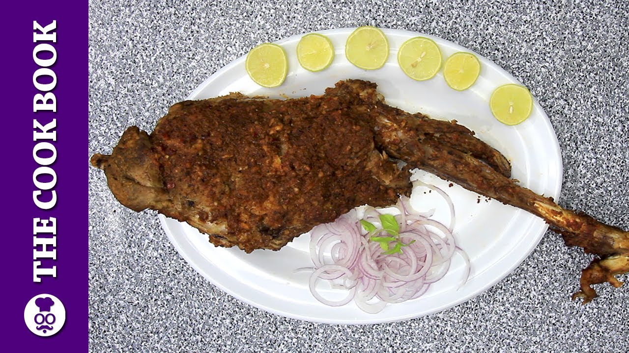 Bakre ki Raan Recipe by The Cook Book | Mutton Leg Roast Recipe in Oven ...