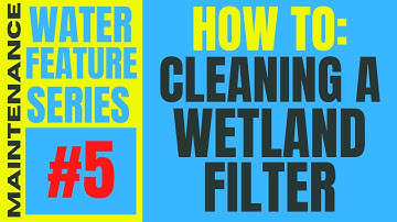Wetland Filter Cleaning Without Wasting Pond Water | Maintenance #5