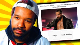 I TOOK THE ULTIMATE 2021 WWE QUIZ.. screenshot 1