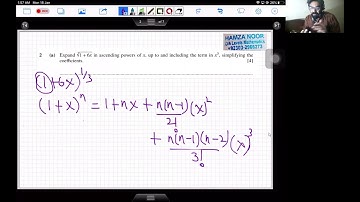 9709 O/N 2020 P32 Q1 & 2 | Logarithmic Equations | Binomial Expansion | A level Maths |Hamza Noor