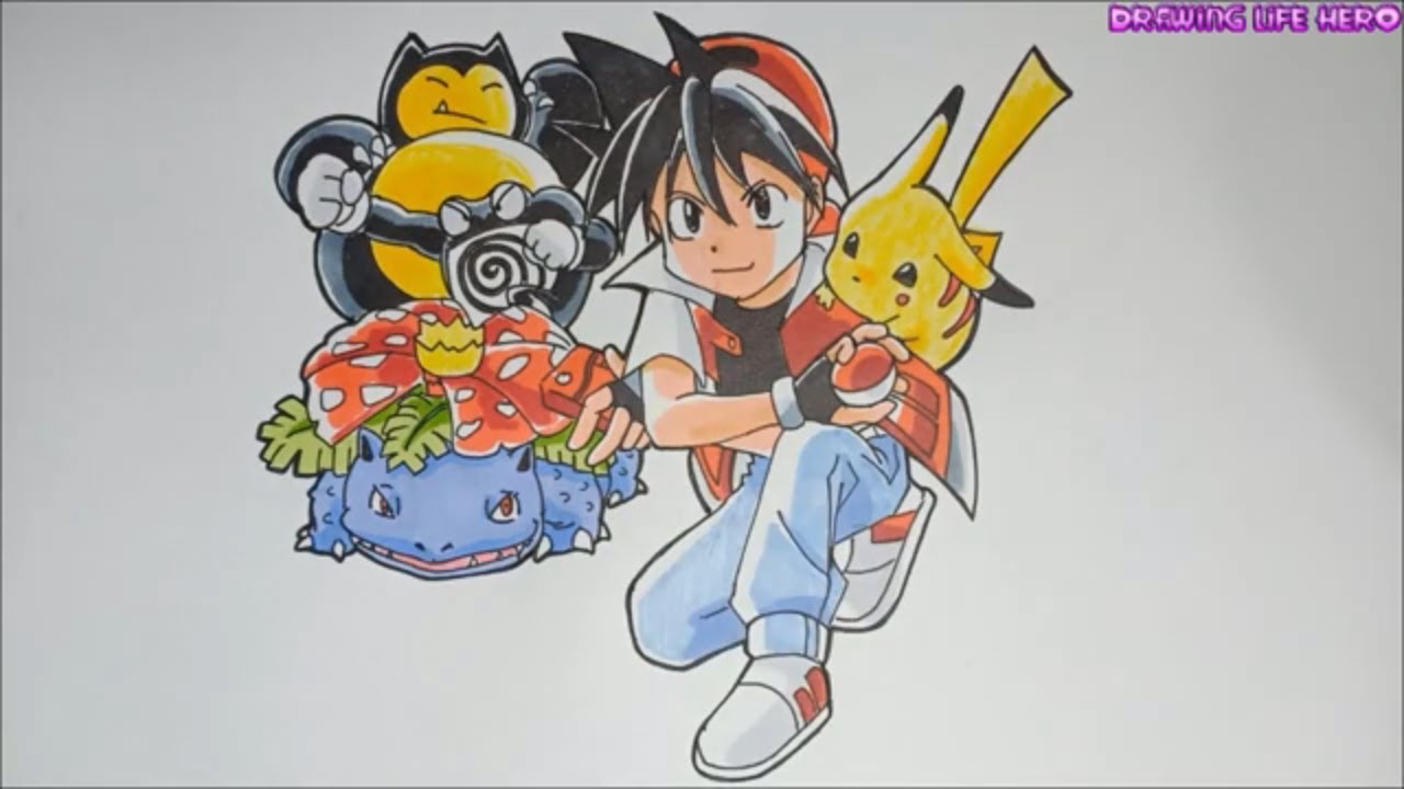 Cách vẽ Tranh POKEMON special Siêu Đẹp Vẽ Satoshi | Pokemon, Anime ...