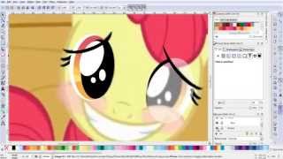 MLP Speed Vectors - Applebloom 'Awkward Smile'