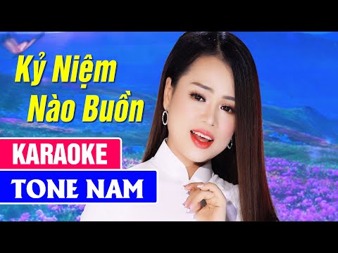 KARAOKE | Kỷ Niệm Nào Buồn - Mai Kiều (Tone Nam)