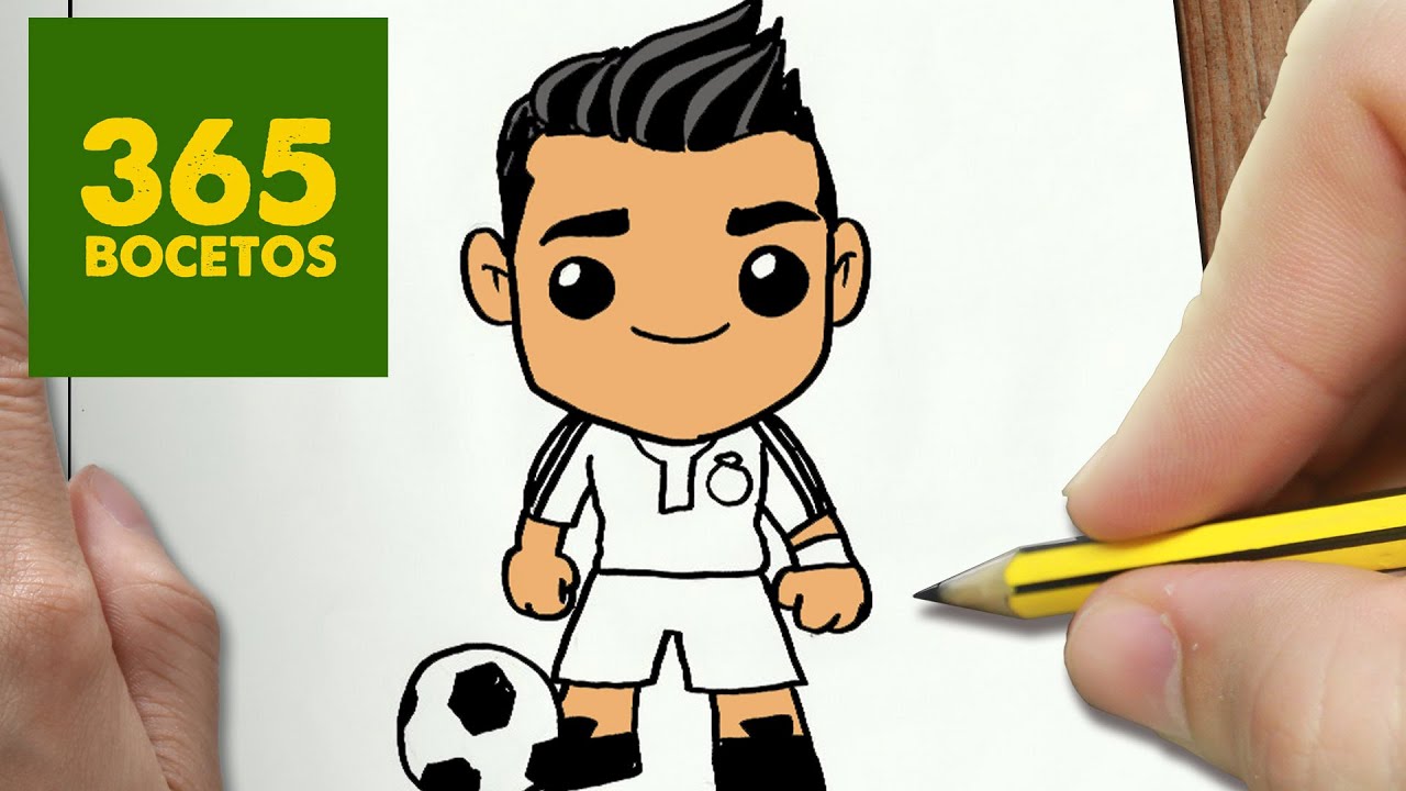 Cómo dibujar a cr7