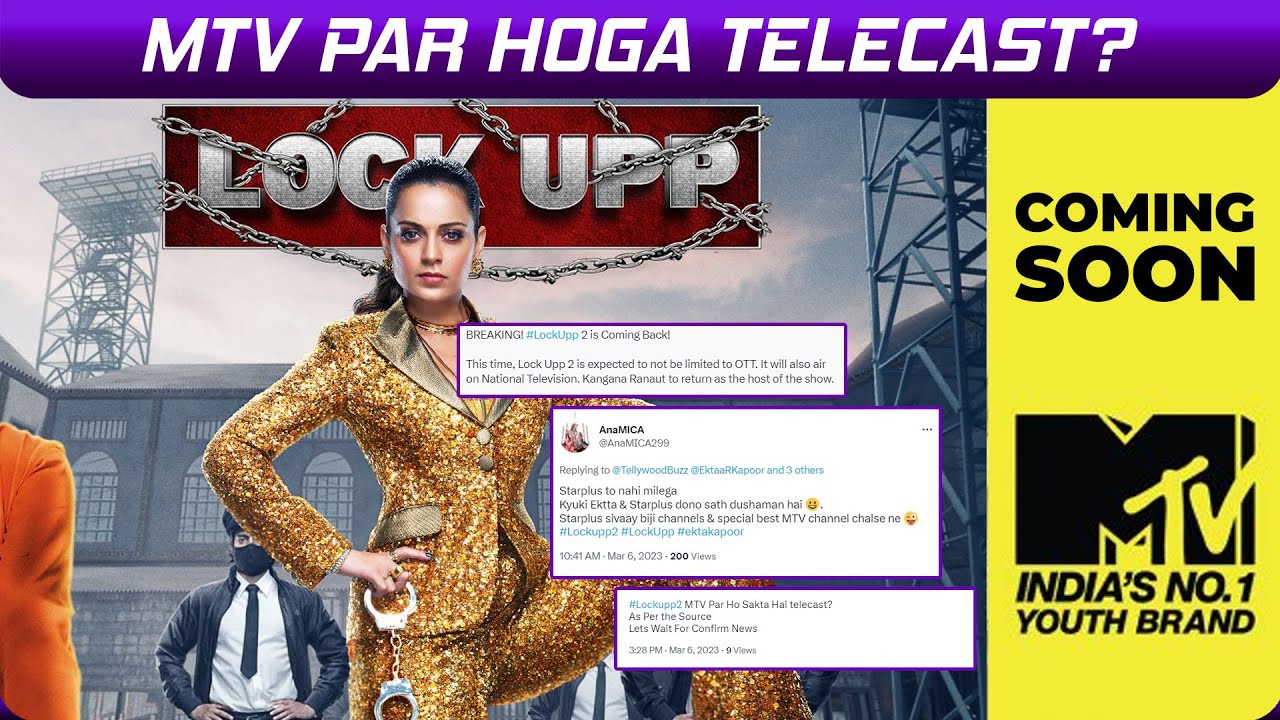 Lock Upp Season 2 MTV Pe Hoga Telecast, TV Channel Pe Kangana Ke Show Ko Milegi Asli Chunauti