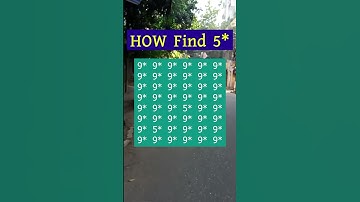 5 Seconds For You To Spot . Try Your Skills  #brainteaser #search #find #puzzle