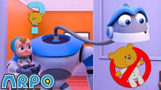 the case of the missing teddy bear arpo kids cartoons full episode compilation videos for kids