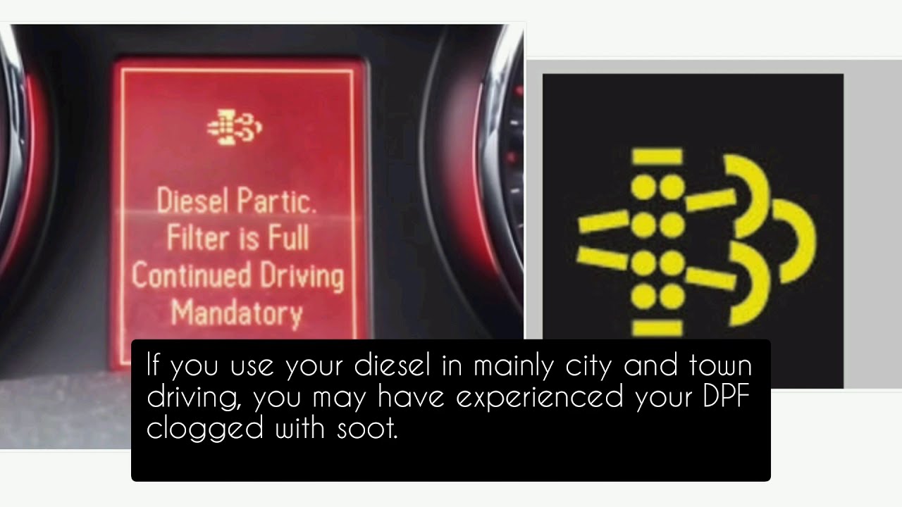 DPF Diesel Particle Filter Cleaning Astra J YouTube