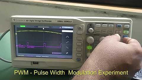 PWM || Pulse Width Modulation Lab Experiment || ScienTech 2110 Kit ||  PWM Lab || Practical