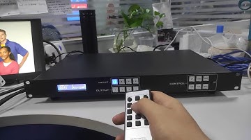 EDID settings with the Remote control