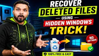 Recover Files without any software | Windows Hidden Trick 🔥 screenshot 1