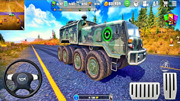 Army Truck Driving - Off The Road - OTR Open World Driving New Update - New Android Gameplay