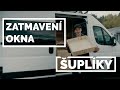 VanBuild #15 ŠUPLÍKY A ZATMAVĚNÍ OKEN