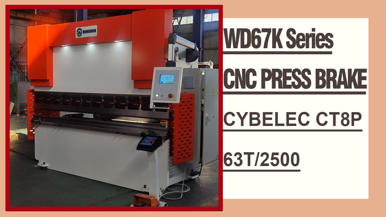 RONGWIN Guides You Hot Sale WD67K63T/2500 Torsion Bar CNC Press Brake