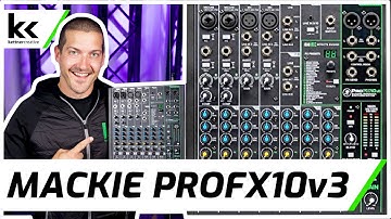 Mackie ProFX10v3 Audio Mixing Console | Setup & Review