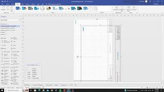 Microsoft Visio Making background in Landscape and a different one in Portrait mode.