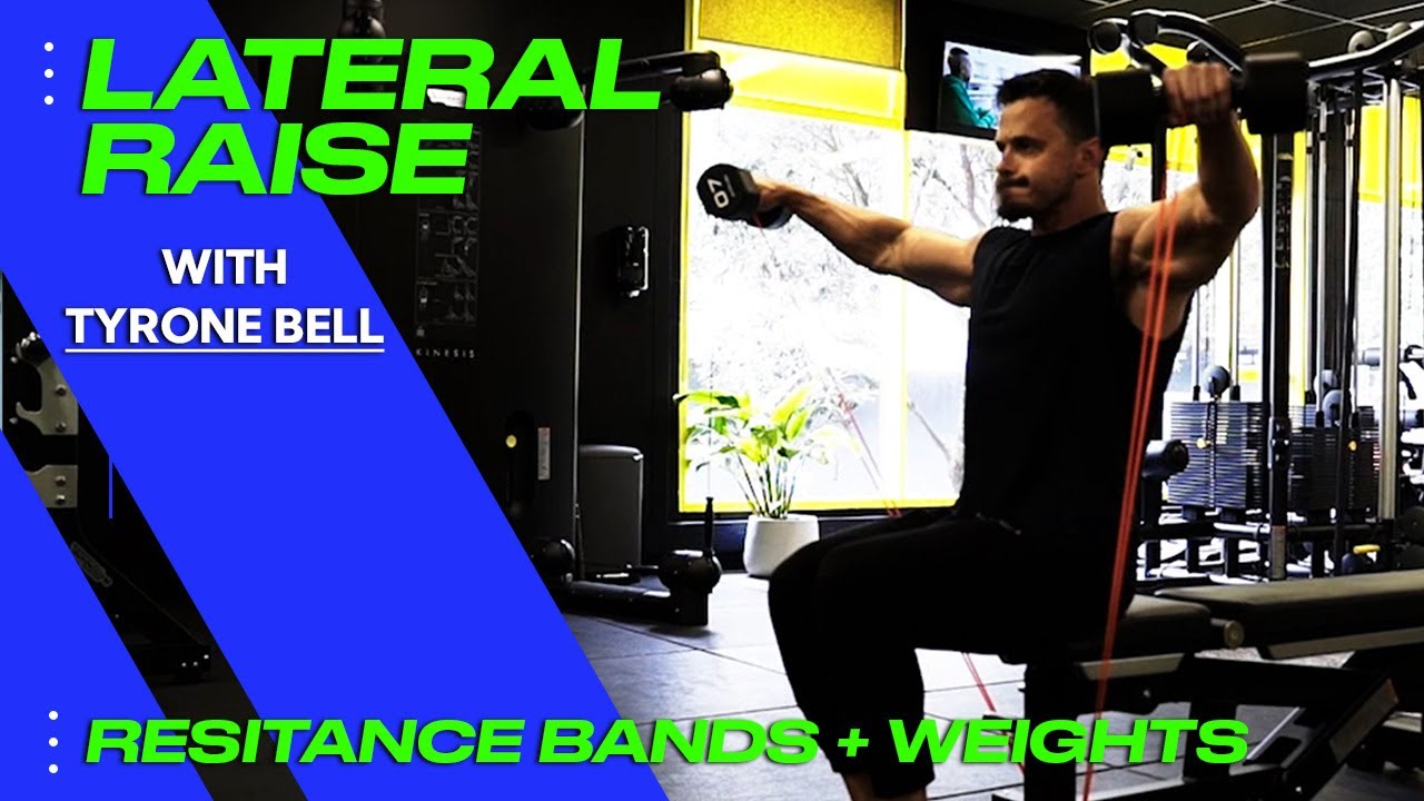 Using Resistance Bands in the Gym: DB Lateral Raise - YouTube