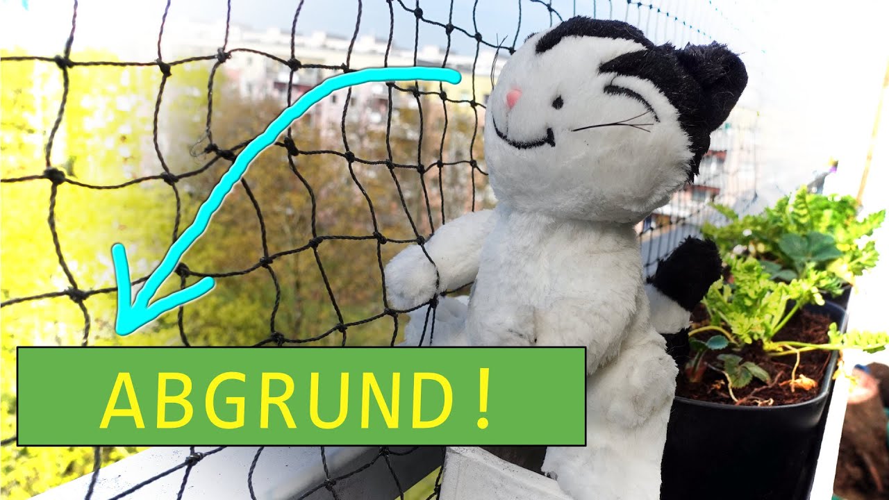 OHNE zu bohren am Balkon anbringen Ein Drahtseilakt 😳 YouTube