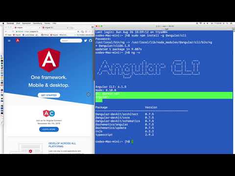 Install Angular 6 & and Create a Angular 6 App | Master Guide Part Nr. 2
