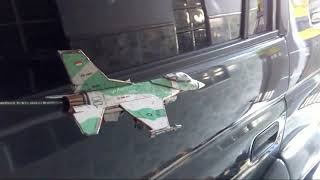 Keren... Miniatur Pesawat F-16 Tni-Au