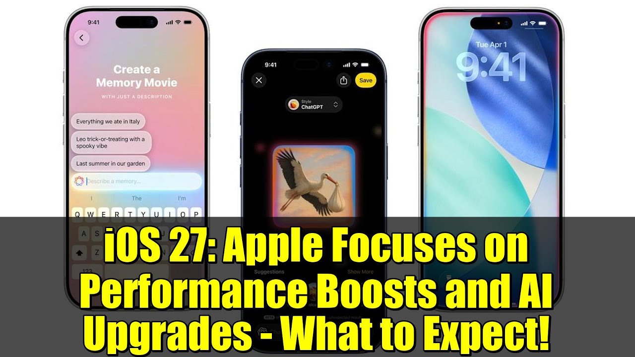 iOS 27: Apple Focuses on Performance Boosts and AI Upgrades - What to Expect!
