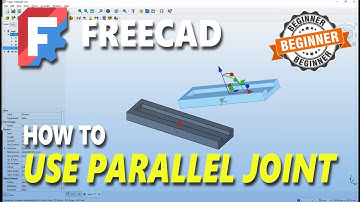 FreeCAD Assembly Hoe parallelle verbinding te gebruiken