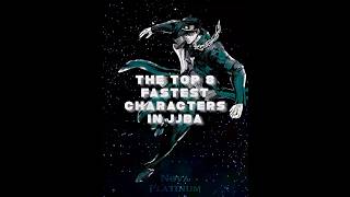 Top 8 Fastest Characters in JJBA | VAI SENTAR #jjba #top8