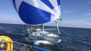 Download Lagu Concerto Contessa 32 spinnaker reaching off Guernsey MP3