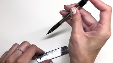 How to Refill the Zebra Pen STEEL M-301 Mechanical Pencil