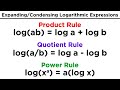 Logarithmic Properties and Simplifications