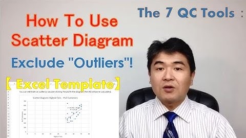 The 7 QC Tools: How To Use Scatter Diagram - Exclude "Outliers"!【Excel Template】