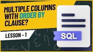 When Multiple Columns are used with an ORDER BY clause...