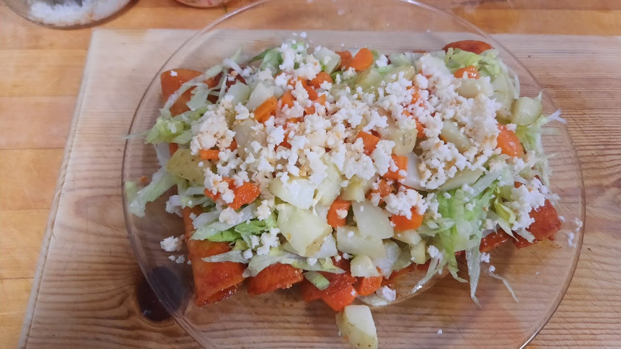 Enchiladas de queso con papas y zanahorias YouTube