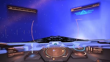 Elite: Dangerous FSD Charging from an extremely fast spinning Neutron Star