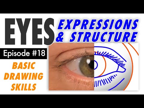 Draw Eyes! Learn Basic Expressions and Structure – Free Basic Drawing Class #18 (live stream + Q&A)