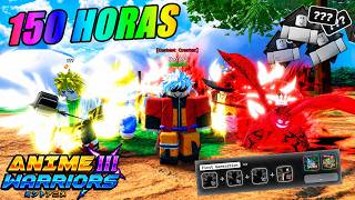 150 HORAS PARA PEGAR TODOS OS SECRETS NO ANIME WARRIORS 3 KKKK... DIFICULDADE HARD HHAHAH
