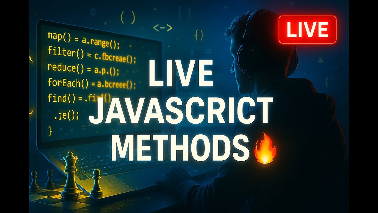 🔴 Live | EP-4 | JavaScript Array Methods Explained 🔥 | filter |  Tutorial